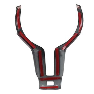 Moldura para Volante Audew, <span class=keywords><strong>Rojo</strong></span> Esmerilado, ABS, para <span class=keywords><strong>BMW</strong></span> F20/F22/F21/F30/F32/F33/F36/F06/F12/F13/X5/F15/<span class=keywords><strong>X6</strong></span>/F16/M-Sport, <span class=keywords><strong>Interior</strong></span> - Product Image 5