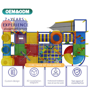 Trẻ em chất lượng cao chú hề chủ đề sân chơi trong nhà với Slide lớn, sân chơi trong nhà cho trẻ em để bán - Product Image 3