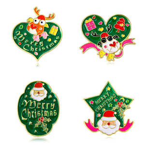 Neu Festival Brosche Weihnachten Emaille Abzeichen Frohe Weihnachten Pins - Product Image 2