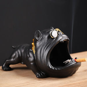 Gốm sang trọng gạt tàn lớn không khói Windproof gạt tàn cho phòng khách phong cách hợp thời trang thiết kế - Product Image 2