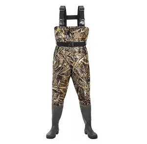 Superior Quality Waterproof Full-Body Waders Neoprene Hunting 6M Waders With Boots