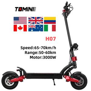 <span class=keywords><strong>Tomini</strong></span>-patinete eléctrico de doble motor, scooter de importación de 60V, 30AH, 5600W, con asiento y suspensiones de china - Product Image 4