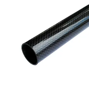 1000mm Longueur 100% Matériau composite entièrement en carbone/tuyaux