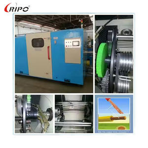 Machine automatique de regroupement, de torsion et de tressage de fils et câbles en cuivre Ripo, modèle 800, 15HP-40HP - Product Image 2