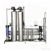 Système d'osmose inverse Tonglida durable pour eau pure, pression PLC 500L/heure, traitement de l'eau en acier inoxydable pour usage industriel