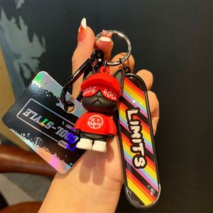 Cute Bear Keychain Pendant for Women Bag Car KeyRing Mobile Phone Fine Jewelry Accessories Kids Girl Gift - Product Image 4