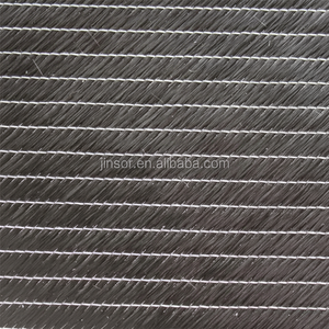 Tissu en fibre de carbone tricoté triaxial 400 GSM Noir 127 cm de largeur 0,3 mm d'épaisseur Caractéristique bateau pour utilisation industrielle T-700 ASTM - Product Image 1