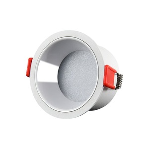 ไฟ LED เชิงพาณิชย์ โคมไฟเพดานแบบฝัง อะลูมิเนียมสีดำ 4100K แสงขาวธรรมชาติ ใช้ไฟ AC อายุการใช้งาน 50000 ชั่วโมง CRI 90 ปรับความสว่างได้ - Product Image 3