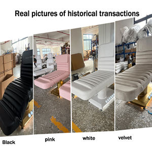 Cama de Estética con Base Dorada LED y 3/4 Motores para Salón/Estudio, Lavacabezas, Tratamientos de Spa, Masajes y Faciales - Product Image 5