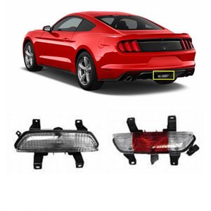 Phụ Tùng Ô Tô Chrome LED Phía Sau Sương Mù Ánh Sáng Phanh Xếp Trở Lại Đèn Cho 2015 2017 Ford Mustang - Product Image 1