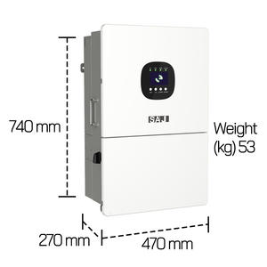 Invertisseur hybride 20 kW, modèle phare, entrée PV 32000 W, batterie 350 A, puissance maximale 75 A, bypass 75 A - Product Image 2