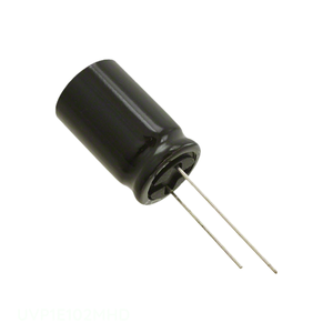 Condensateur radial en aluminium UVP1E102MHD 1000uF 20% 25V à traversage de circuit, canal fabricant - Product Image 1