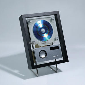 Lecteur <span class=keywords><strong>CD</strong></span> mural sans fil pour la maison avec lumière d'ambiance, radio FM intégrée, haut-parleur HIFI <span class=keywords><strong>MP3</strong></span> Bluetooth et cadre photo musical - Product Image 6