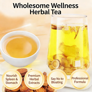 Detox Anticinsipation Fit Slimming Belly Chinese Natural Organic Herbal Ginger &amp; Poria 28 Days Tummy Slimming Tea - Product Image 2