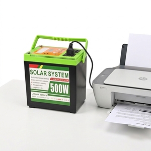 Station d'alimentation portable à batterie LiFePO4 haute capacité, générateur solaire 300W 500W 1000W pour le camping et la sauvegarde à domicile - Product Image 4