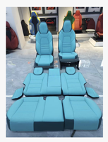 Kit de mise à niveau et de remplacement haut de gamme pour les housses de siège en mousse des modèles Porsche