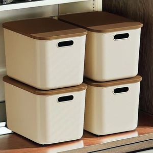 Home Storage <b>Boxes</b> with Lids for Household Items Desktop <b>Wardrobes</b> Clothing and Toy Organizing Plastic <b>Boxes</b> - Product Image 3