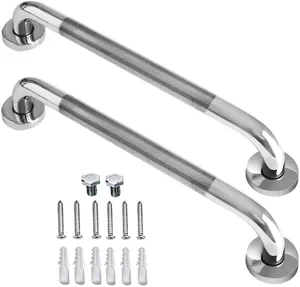 Anti Slip Shower Grab Bar Handle,Stainless Steel Bathroom Grab Bar, Safety Hand Rail Support