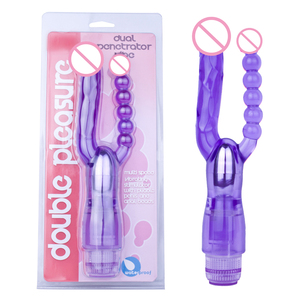 Nouveau gode vibrant à double <span class=keywords><strong>pénétration</strong></span> Dong vibrateur Anal G-Spot Sex Toy - Product Image 6