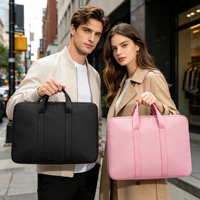 Sac intérieur pour ordinateur portable en mousse avec poignée, style sac à main, pour ordinateurs portables de 13 à 17 pouces, étui de protection pour ordinateur