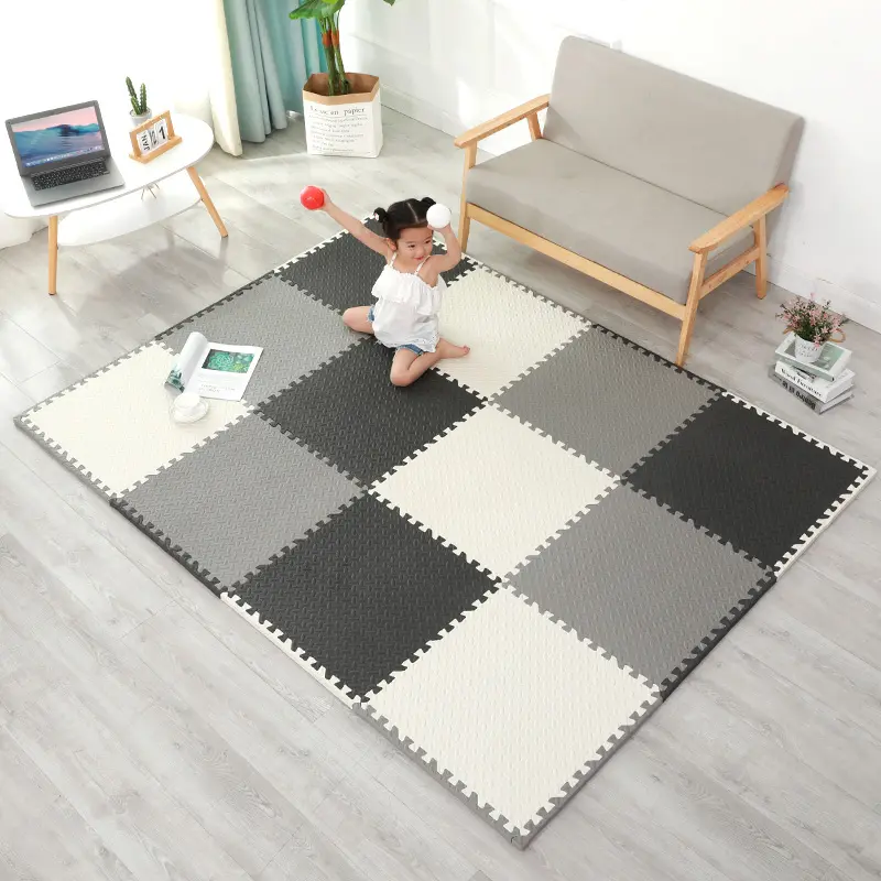 Eva Puzzle Mat 30x30 Eco-friendly espuma impermeável bloqueio exercício Play Floor Mats para bebê