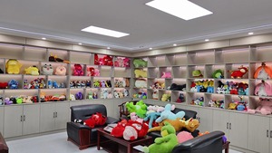 Nouvelles peluches Billie Bust up : Axolotl rose, Chèvre violette, Hibou noir. Poupées en peluche et coussins décoratifs de dessin animé. Vente en gros usine, personnalisable. - Product Image 6