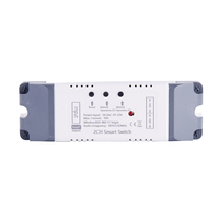Module de relais WiFi intelligent 2 canaux USB 5V DC 7-32V 220V avec télécommande sans fil 433MHZ pour maison connectée, contrôle via application Tuya