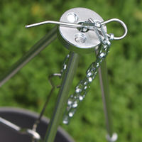Trépied pliable léger en aluminium YAMA, support de cuisson imperméable pour camping, randonnée, escalade, barbecue, pique-nique, support de pot, tour