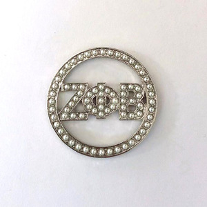 <span class=keywords><strong>2023</strong></span> nouveaux Styles grec sororité broches perle Zeta Phi bêta sororité lettres broche pour mariage fiançailles ou cadeau - Product Image 1