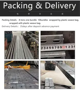 Hot Dipped Galvanized Unistrut Channel Metal Slotted Unistrut C Channel Strut Rail Golden Supplier 41x4141x21 Unit Strut Channel