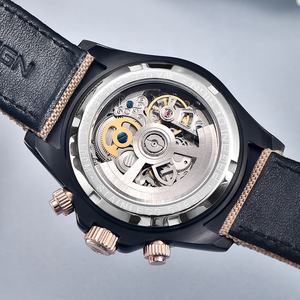 Montre à quartz pour homme PAGANI DESIGN 1732, bracelet en nylon, étanche 10 ATM, multifonctionnelle, mécanique, décorée de diamants arc-en-ciel - Product Image 5