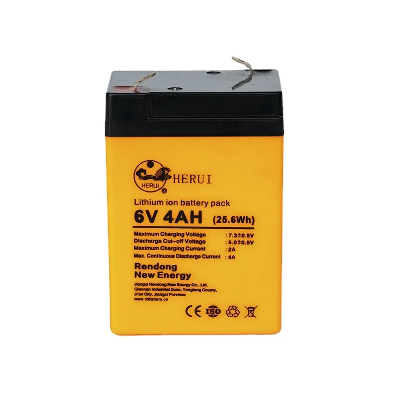 REN-batería de litio 6er para motos eléctricas, 6V 4ah 4ah 4,5 H 5AH battery, juguete para niños