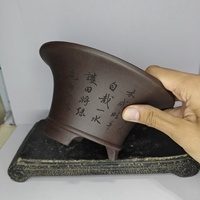 Nouveau Pot à Bonsaï Yixing en Sable Violet Fait Main de Haute Qualité, Populaire en 2026