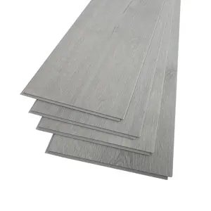 3D מובלט PVC מרקם Uniclick LVT ויניל ריצוף עם אש מעכב החלקה-סנונית