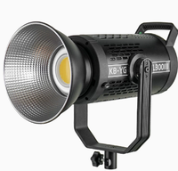 Luz de Video LED Profesional de 300W, Bicolor 2800K-6800K, Iluminación COB para Fotografía con Montura Bowens para Transmisión en Vivo y Estudio