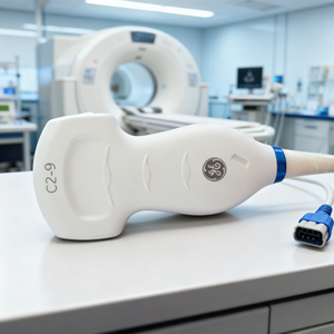 C2-9-D untuk <span class=keywords><strong>GE</strong></span> <span class=keywords><strong>Logiq</strong></span> E9_<span class=keywords><strong>Logiq</strong></span> S8_Vivid E95_Vivid E9 Sensor Transduser Ultrasonik Array Cembung Kompatibel Baru Probe Ultrasound - Product Image 6