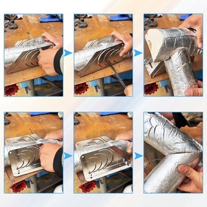 Coupe-tube isolant en acier inoxydable pour climatisation, outil de coupe pour tubes en caoutchouc et plastique, mesure auxiliaire, installation et réparation - Product Image 2