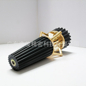 YIJUN Furniture <b>Legs</b> Modern Minimalist Luxury Black Gold Plated Plastic Hollow Design Easy Installation 4088 - Product Image 5