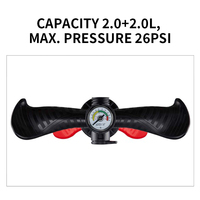Haute pression 20psi Double Action Air main SUP pompe planche à pagaie Triple Action SUP pompe avec manomètre