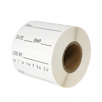 Étiquette thermique imprimable soluble, autocollant en papier écologique lavable pour préparation alimentaire en cuisine, pour oreiller, parapluie, soluble dans l'eau