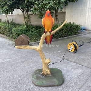 Animatronic Animal modelo realista Sun Conure loro escultura - Product Image 5