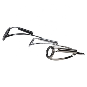 Blanco de plata No daño a línea de pesca aparejos de pesca rod guías anillo utilizado para flujo de polo - Product Image 3