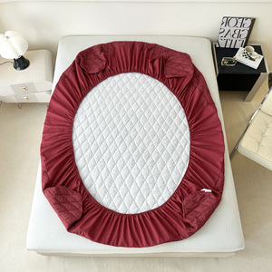 Protector de Colchón Acolchado Ajustable, Cubre Colchón <span class=keywords><strong>Impermeable</strong></span> Suave con Bolsillo Profundo - Product Image 5