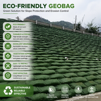 Sac écologique non tissé à grande flexibilité, sac géotextile pour le renforcement des talus de barrages et le contrôle des glissements de terre en montagne
