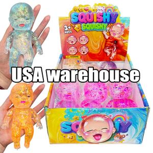 Juguete Antiestrés de Muñeca Bebé Divertida de 14 cm, de Subida Lenta, Relleno de Lentejuelas, Tipo Squishy Natasha Maltose, desde Almacén de EE. UU. - Product Image 4