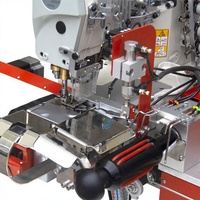 Machine à coudre industrielle programmable automatique à point de recouvrement SOMAX SM-07B haute vitesse pour enfants, avec moteur à engrenages, idéale pour les polos