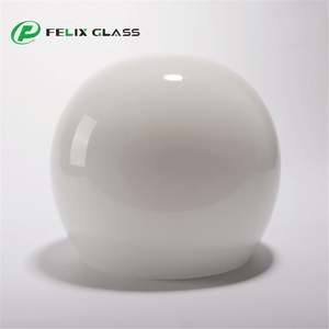 Fabricante de Pantallas de Vidrio en China, Pantalla de Vidrio Blanco Opalino en Forma de Cúpula, Tamaño Personalizado, OEM, para Lámparas Colgantes - Product Image 2