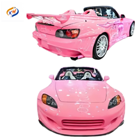 Kit carrosserie aérodynamique TOPMIX pour Honda S2000 AP1, style Veilside, comprenant pare-chocs avant, pare-chocs arrière, jupes latérales et extensions d'ailes.