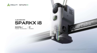Creality SPARKX I8 Printer 3D FDM 4 Warna Volume Cetak 260x260x255mm Perataan Otomatis Pemantauan AI untuk Model