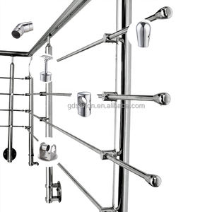 SANON Inox Präzisionsguss-Balustrade für Satin spiegel <span class=keywords><strong>304</strong></span> 316 Edelstahl-Stangen halter für Handlauf - Product Image 4